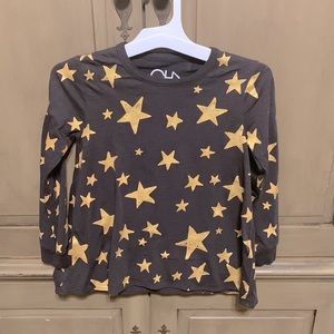 Chaser girls long sleeve star tee
